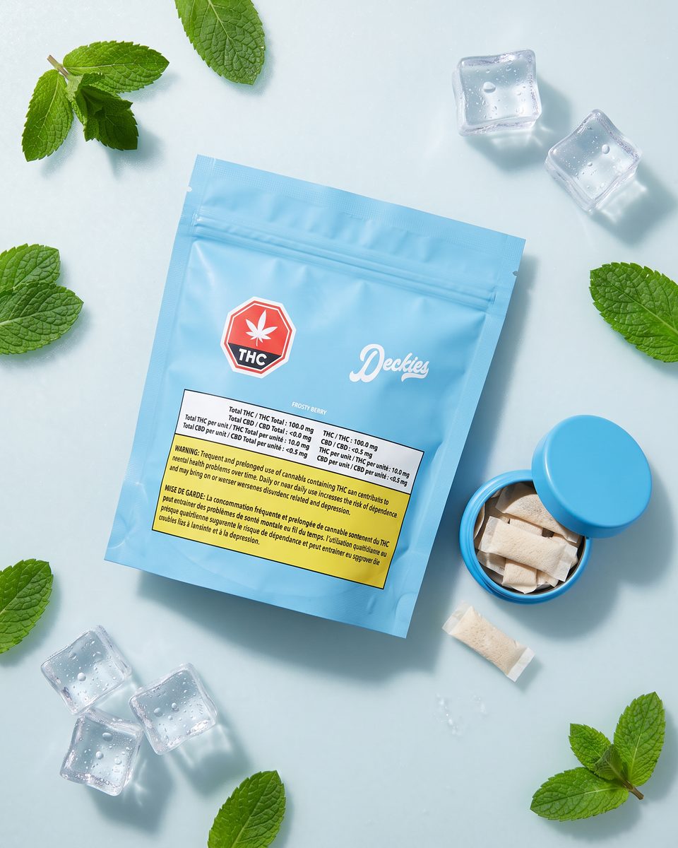 Deckies Spearmint THC pouches